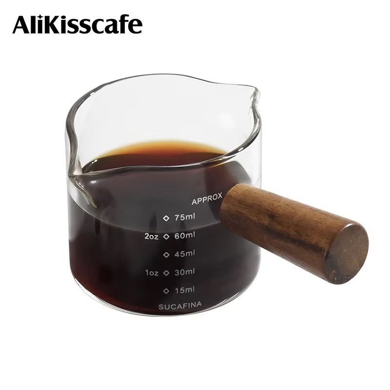 Barista Milk Jug - Tasse à expresso, verre à mesurer,