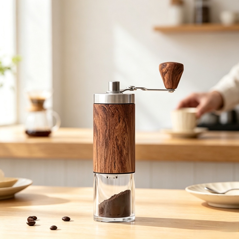 Moulin à café manuel portable  - Burr Hand Grinder avis et prix