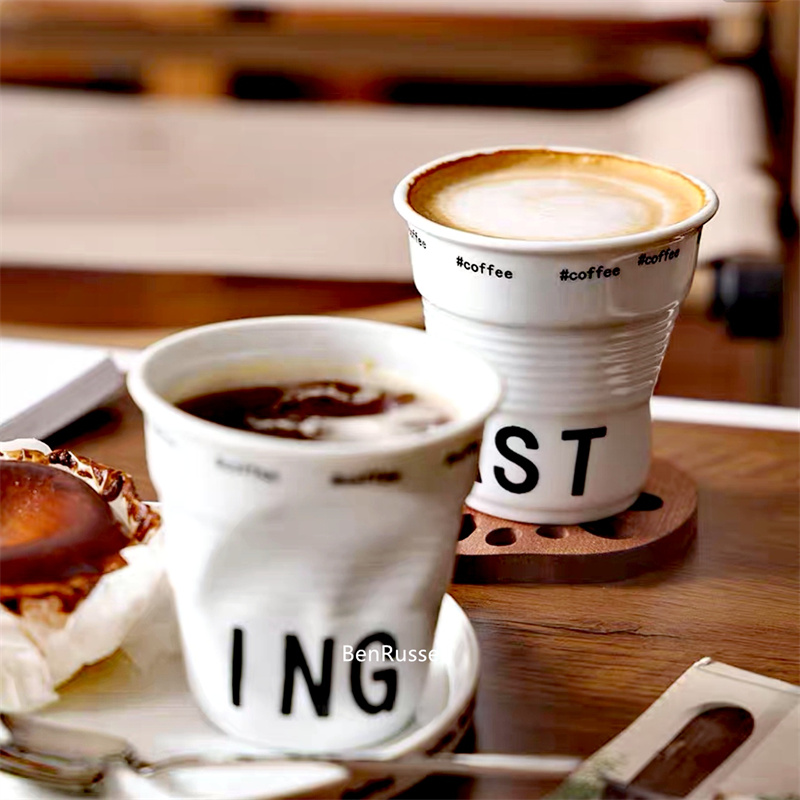 Tasse à café en céramique froi - Coffee Tea Name avis et prix